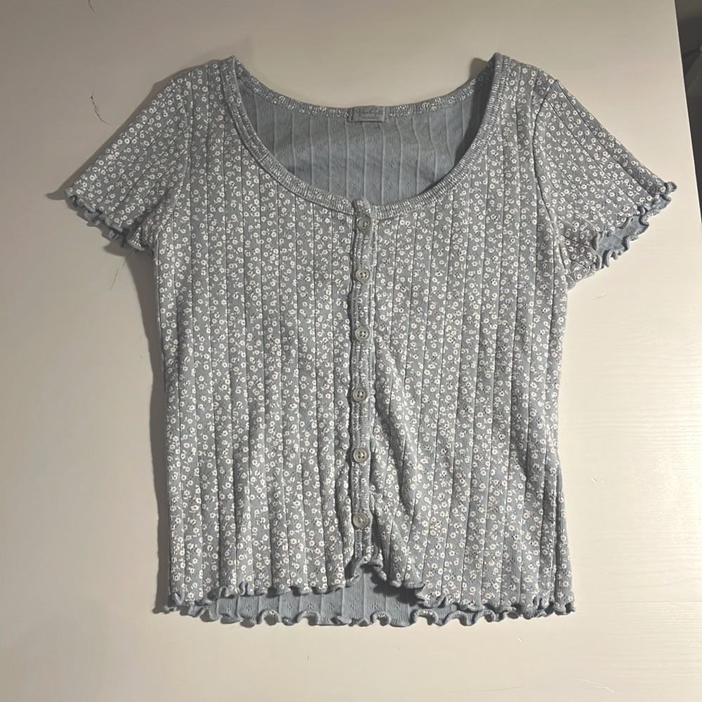 Brandy Melville Tops | John Galt Ruffled Zelly Top